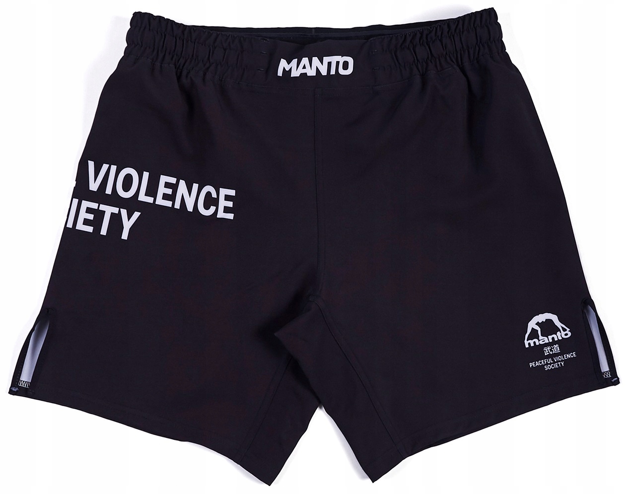 Manto Spodenki Mma Szorty do sportów walki Society czarne rozm. L