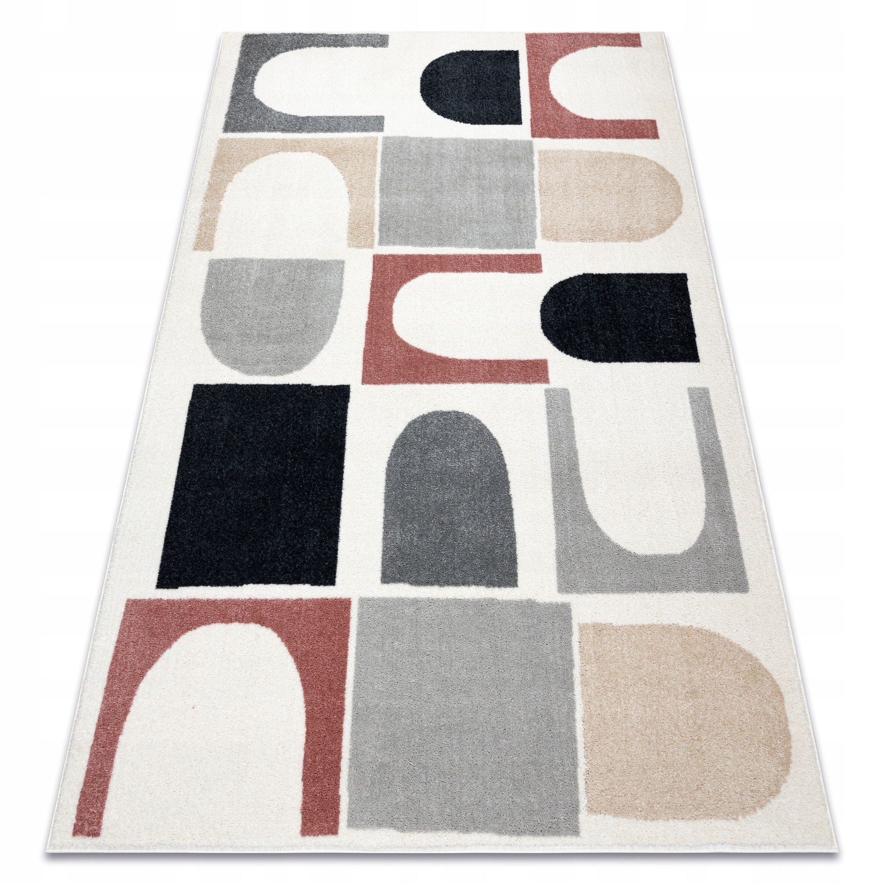 Koberec Do Obývacího Pokoje Pro Mládež Geometrický moderní abstrakce 180x270 cm