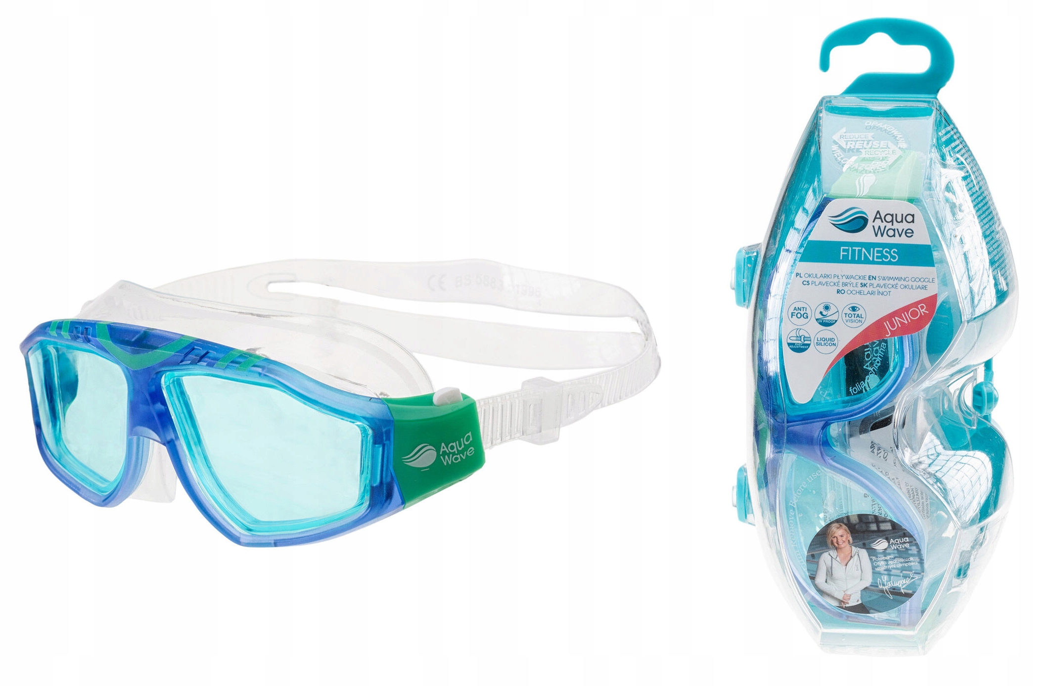 

Aquawave Maveric Junior Gogle Okularki Na Basen tb