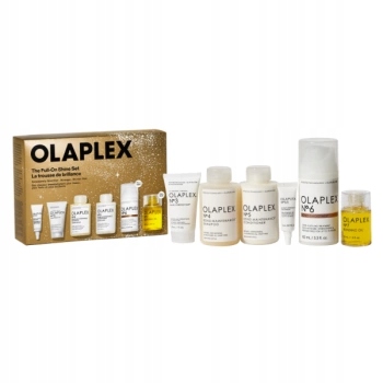 Olaplex The Full-On Shine, Zestaw Regenerujący Zniszczone Włosy 6 Produktów