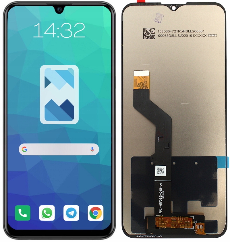 

Wyświetlacz LCD Ekran Dotyk do Motorola G9 Play