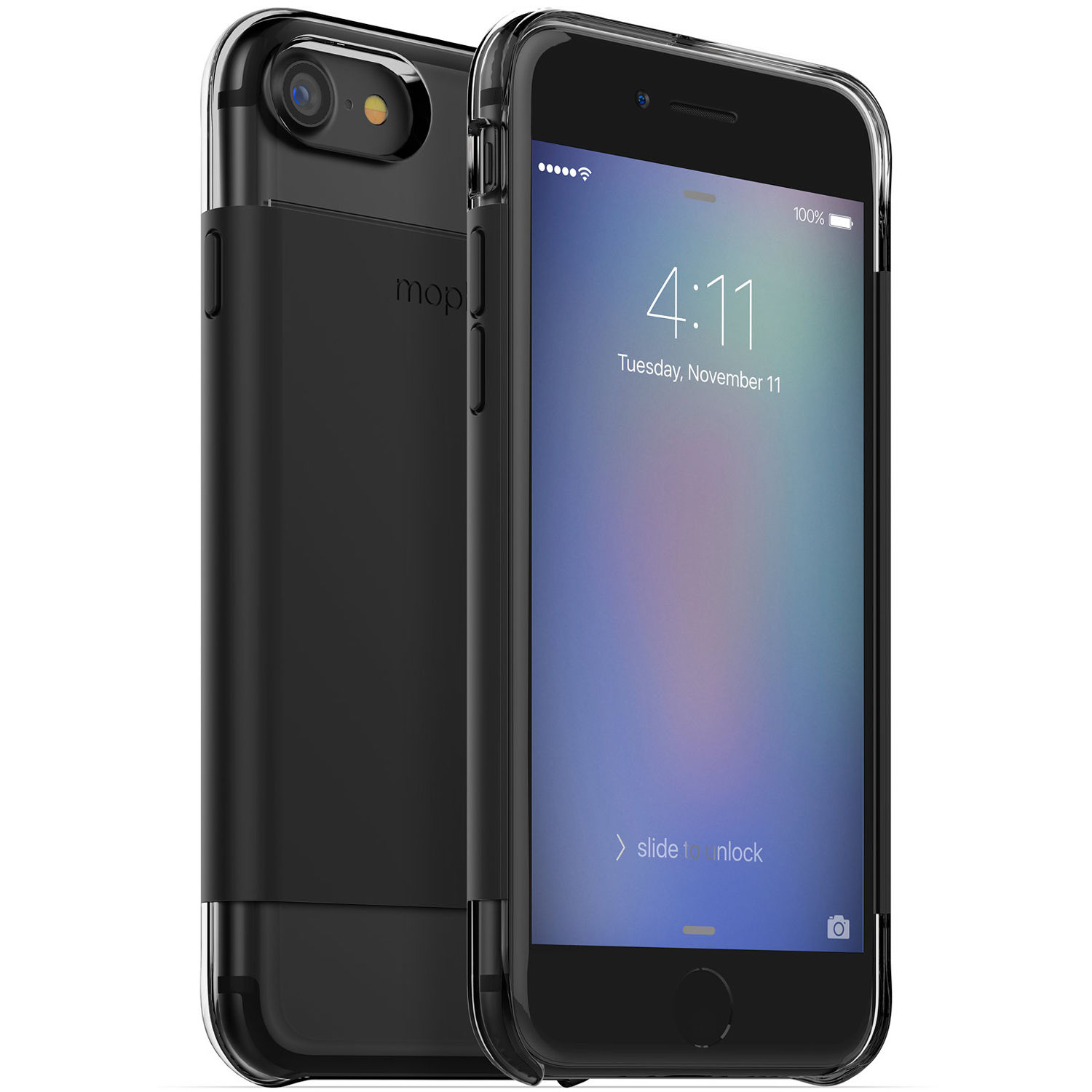 

Mophie Oryginalne czarne etui case do iPhone 7 8