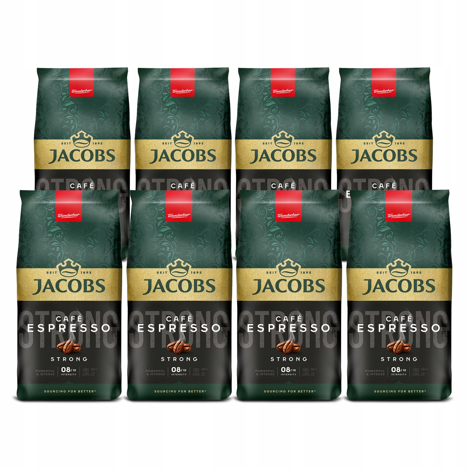 Kawa ziarnista Jacobs Krönung Espresso 8x 1kg