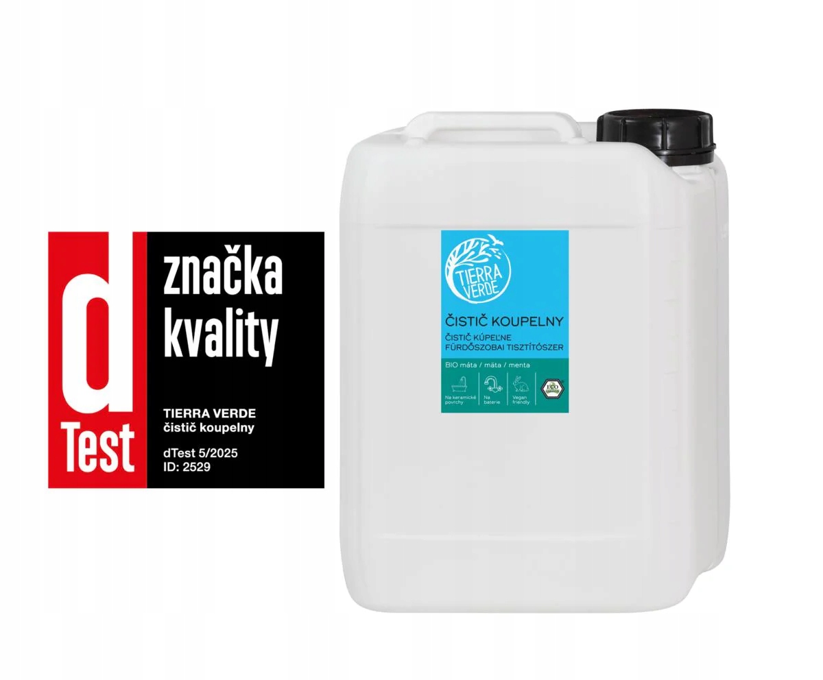 Levně Tierra Verde Čistič koupelny s Bio mátou 5 l (kanystr)