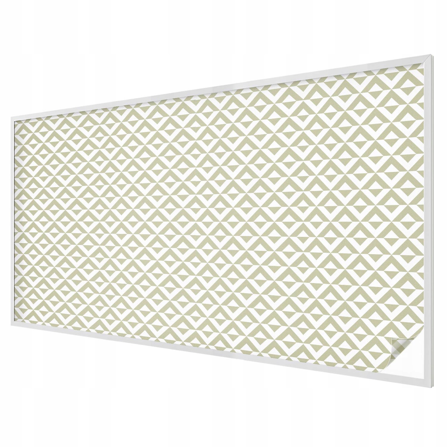 Dekorativní mléčná Fólie na okenní skla s geometrickými kosočtverci 200x116 cm