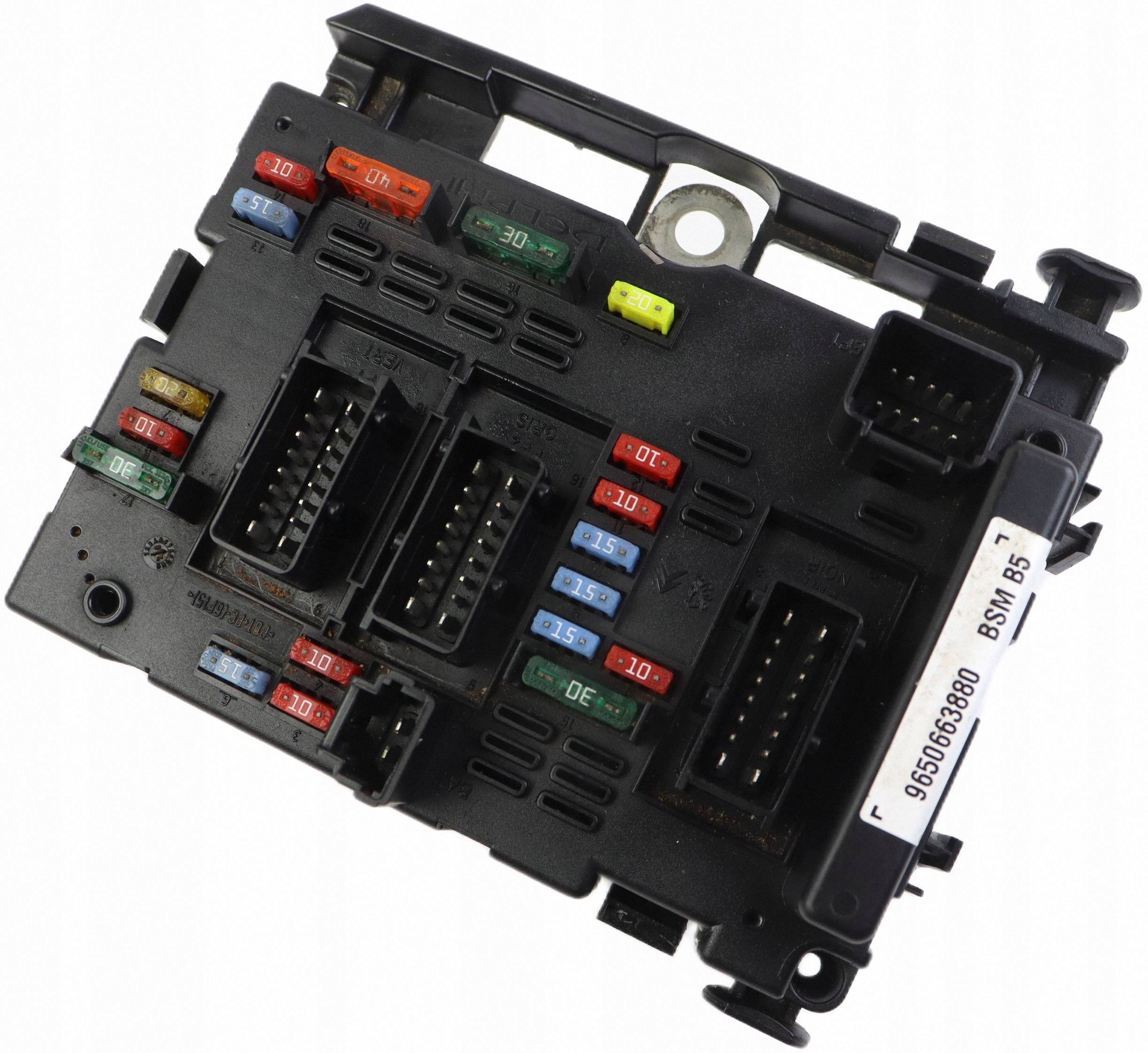 CITROEN PEUGEOT module boîte unité de commande électronique uce BSM 9650663880
