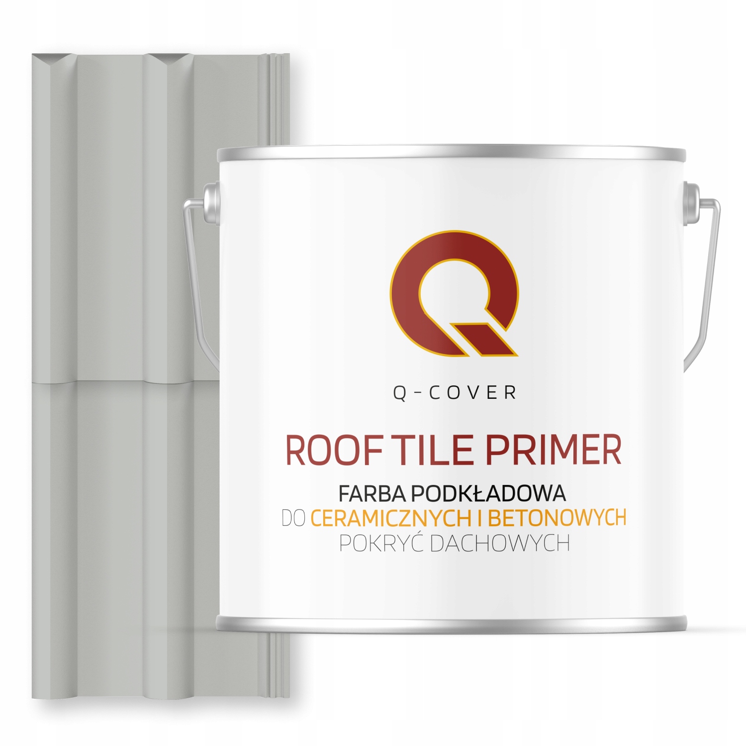 Podkladová Farba Na Keramickú Strechu Šedá Svetloružová 7035 Matná 5 L