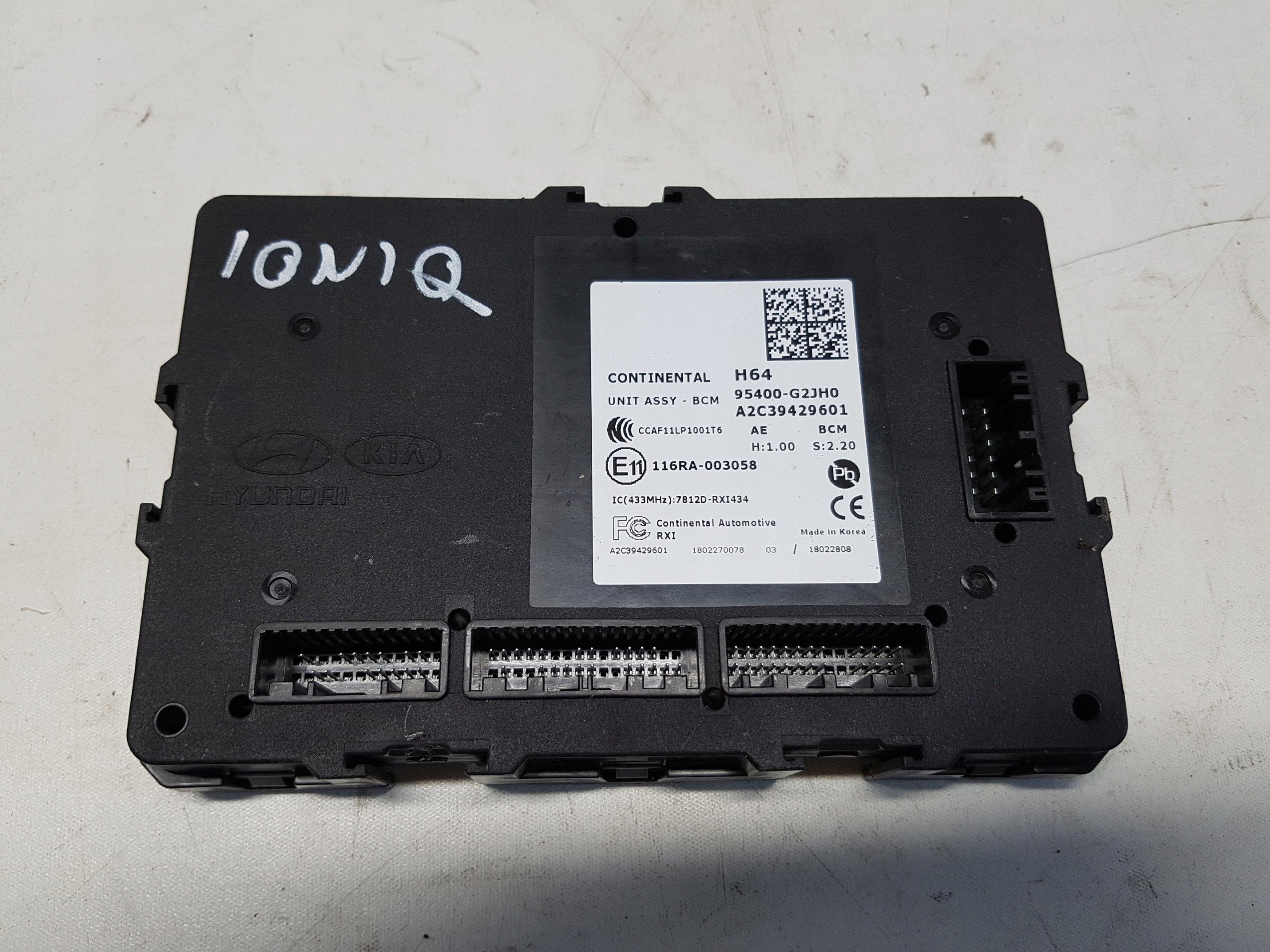 HYUNDAI IONIQ 1.8H modulo computer Centralina bcm
