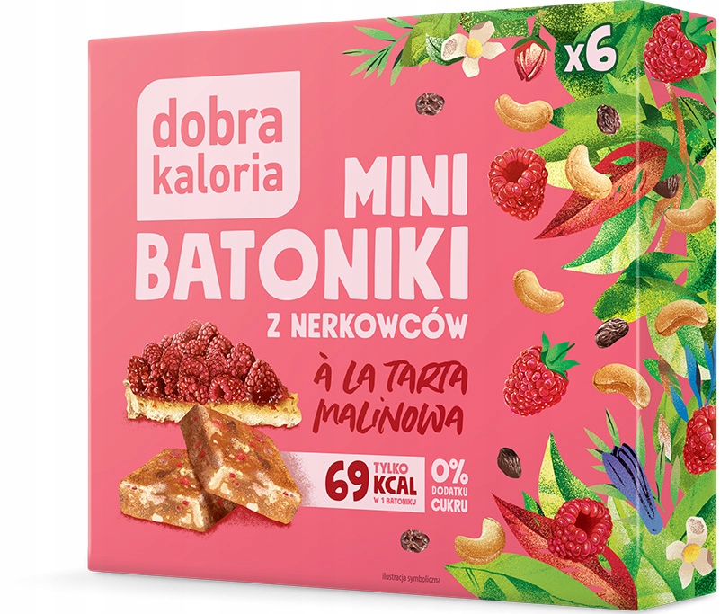 Dobra Kaloria MINI BATONIKI mix TARTA SERNIK SZARLOTKA PIERNIK LATTE 102Gx5 Marka Dobra Kaloria