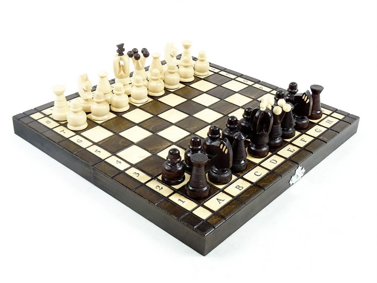 

Szachy Drewniane Królewskie 28CM+instrukcja