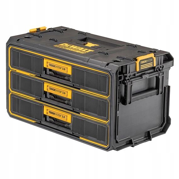 DeWalt DWST08330-1 zásuvkový kufr ToughSystem 2.0, 3 zásuvky, kuličková lož