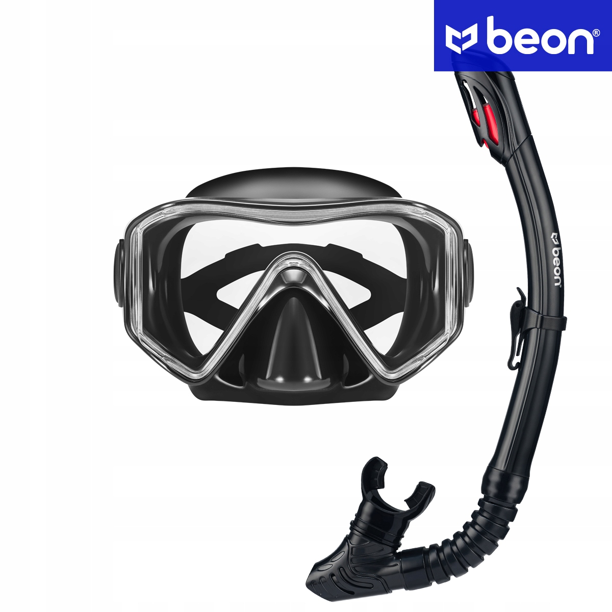 ZESTAW MASKA I FAJKA DO NURKOWANIA OKULARY I RURKA DO SNORKELINGU BEON PRO Marka Beon