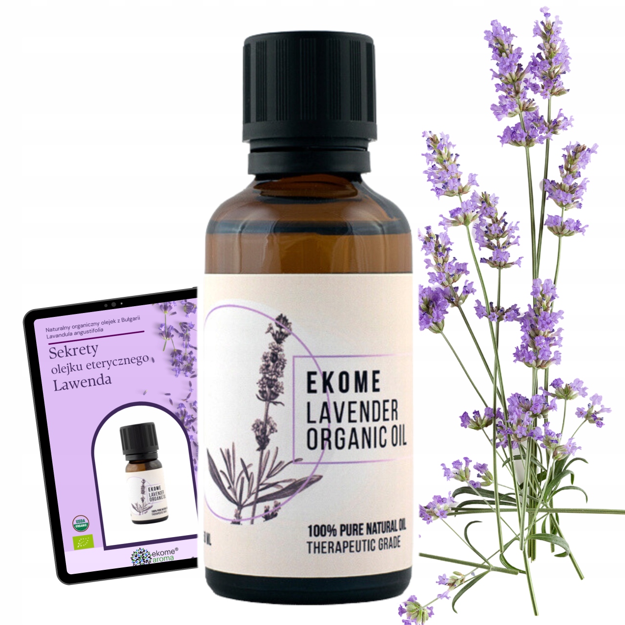 Levně Ekome organický olej Levandule 50 ml