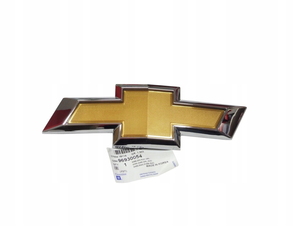 TRAX EMBLEMAT LOGO ZNACZEK ZDERZAKA PRZÓD ORYGINAŁ GM