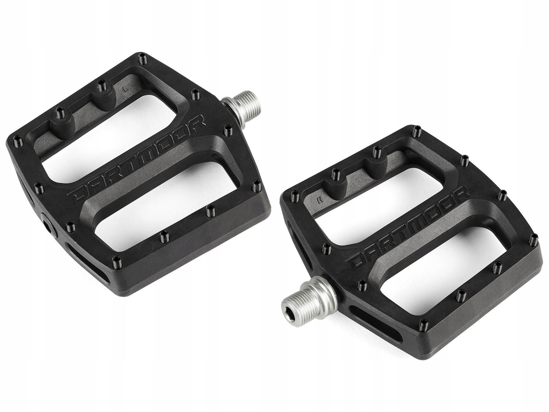 Pedały platformowe Dartmoor Roost Czarne Mtb Dirt Street Pumptrack