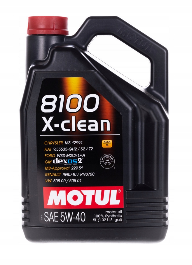 

Olej Motul 8100 X-clean 5W40 C3 5L