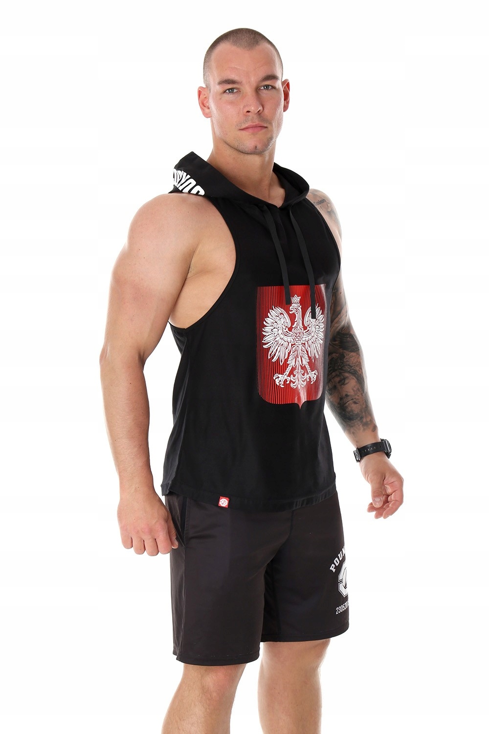 Bokserka z kapturem POLSKA XXL