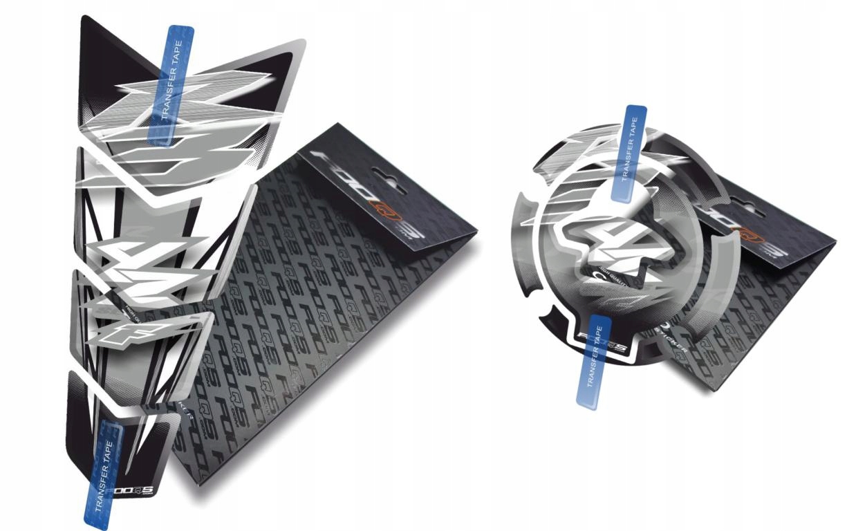 Tank-pad Cap-pad od firmy Fooqs Yamaha Yzf R3 R 3 Stříbrný