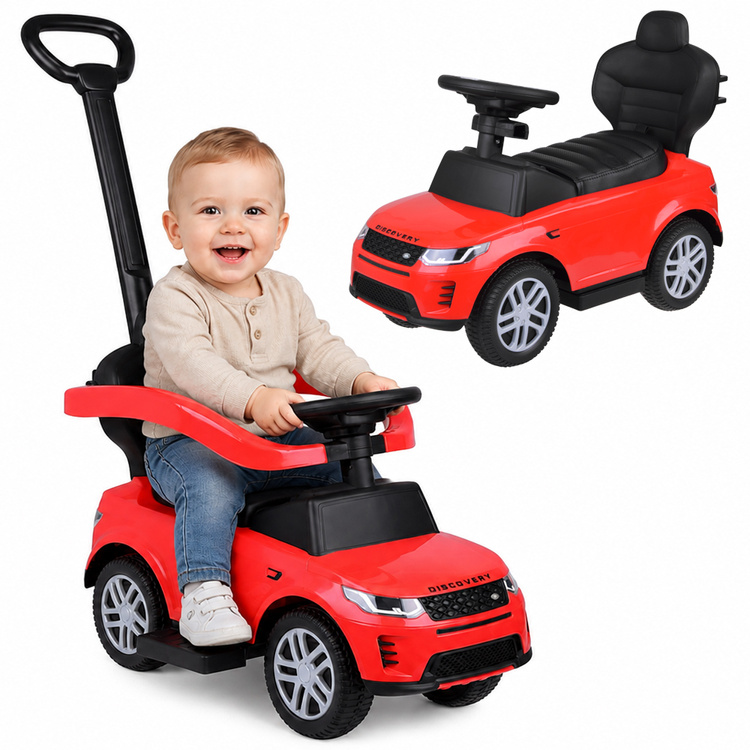 Jeździk Pchacz 2w1 Range Rover dla Dzieci z Dźwiękami ZA6171 Cz