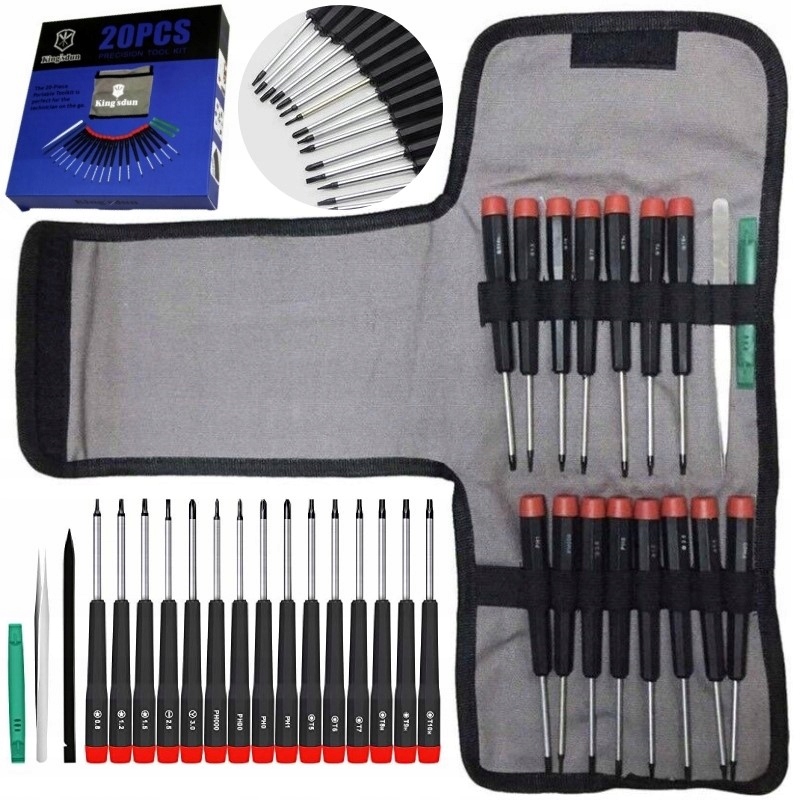 Zestaw uniwersalny Śrubokrętów precyzyjne Wkrętaki etui do Telefon MacBook