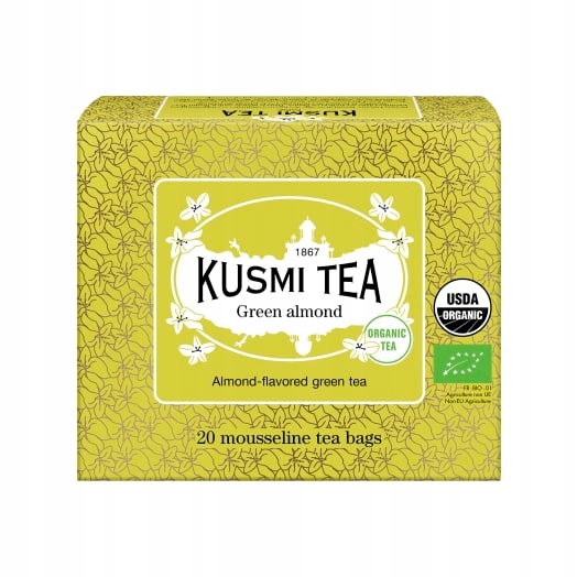 Levně Kusmi Tea Čaj Green Almond Bio 20 sáčků (sáčky)