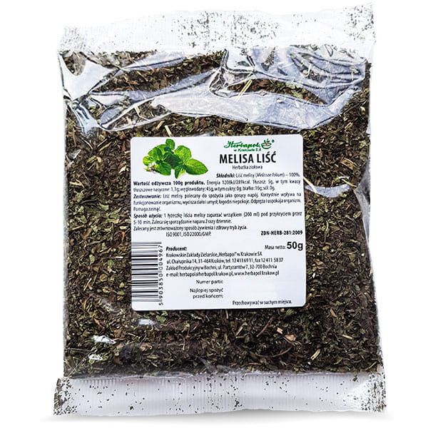 

Herbapol Melisa Liść Herbatka Ziołowa Uspokaja 50G