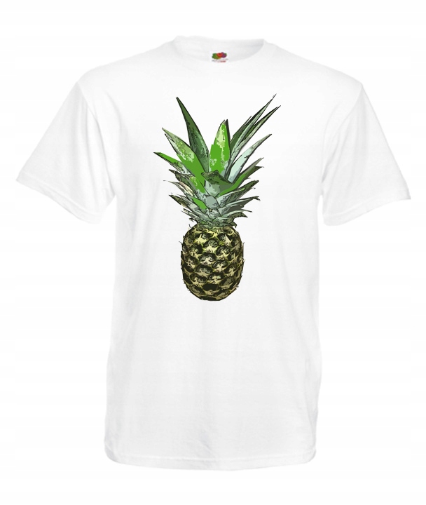 

XXXL Koszulka Męska Ananas Roślina Plant Owoc Wzór
