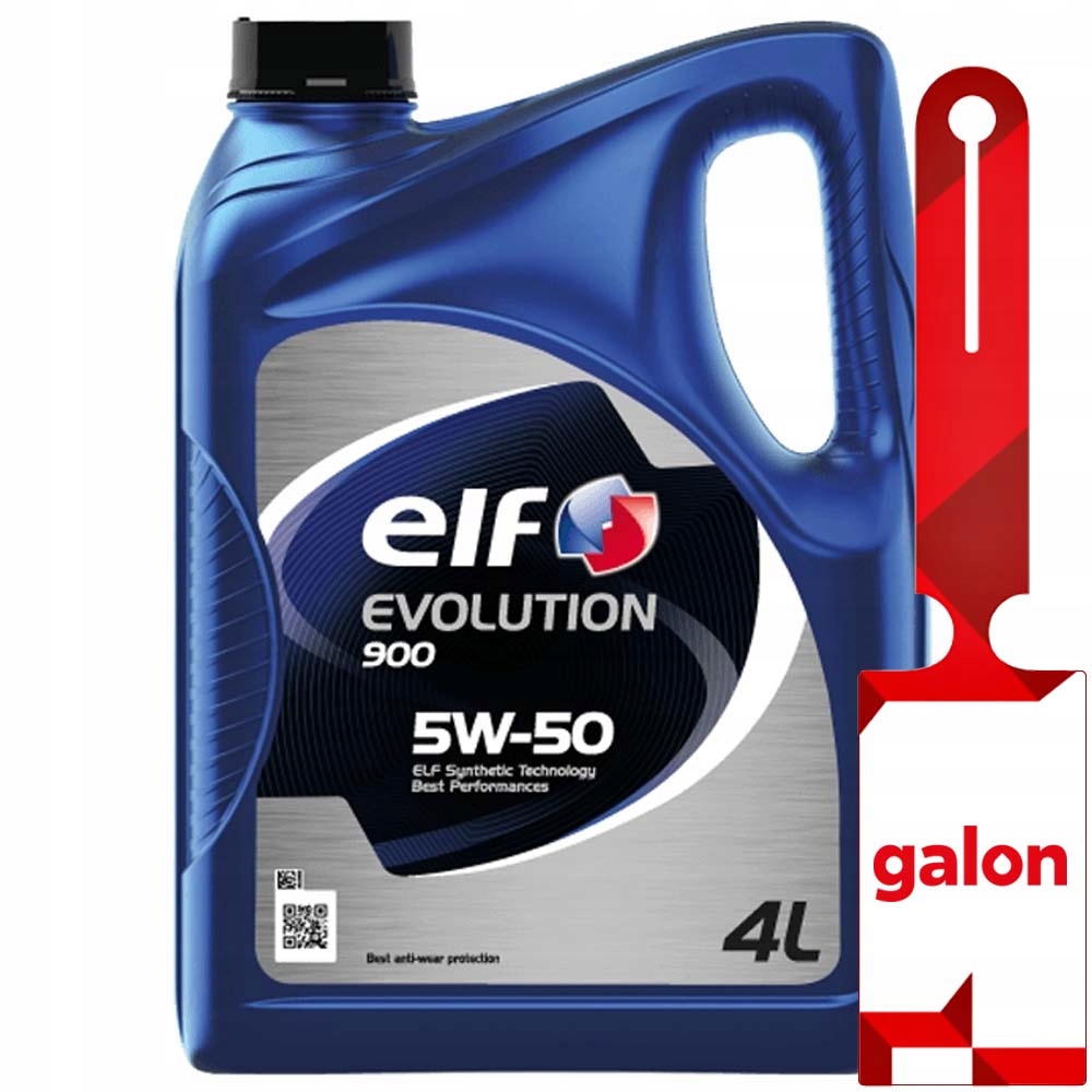 Elf Evolution 900 5W50 4L syntetyczny olej silnikowy
