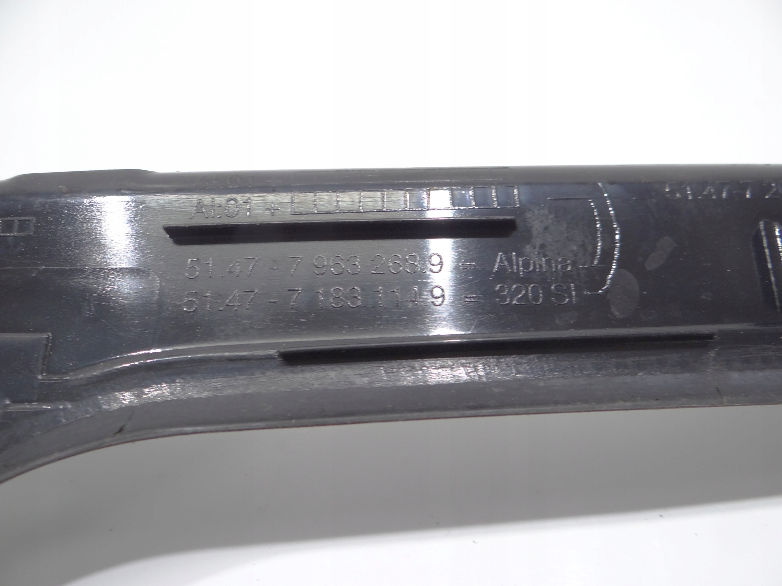 moulding cap threshold right rear part BMW E90 7906900