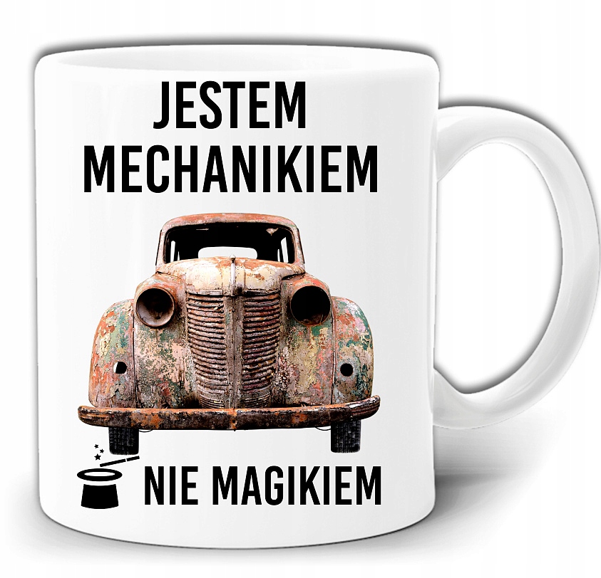 

Kubek Mechanika Nie Magika Śmieszny +pudełko GW372