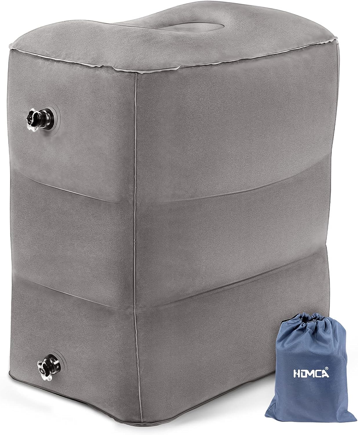 Komfortní polštář nafukovací pod nohy s nastavitelnou výškou