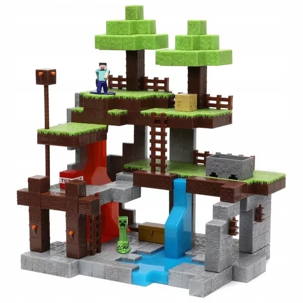 Minecraft Nano Metalfigs Overworld Zestaw 32852