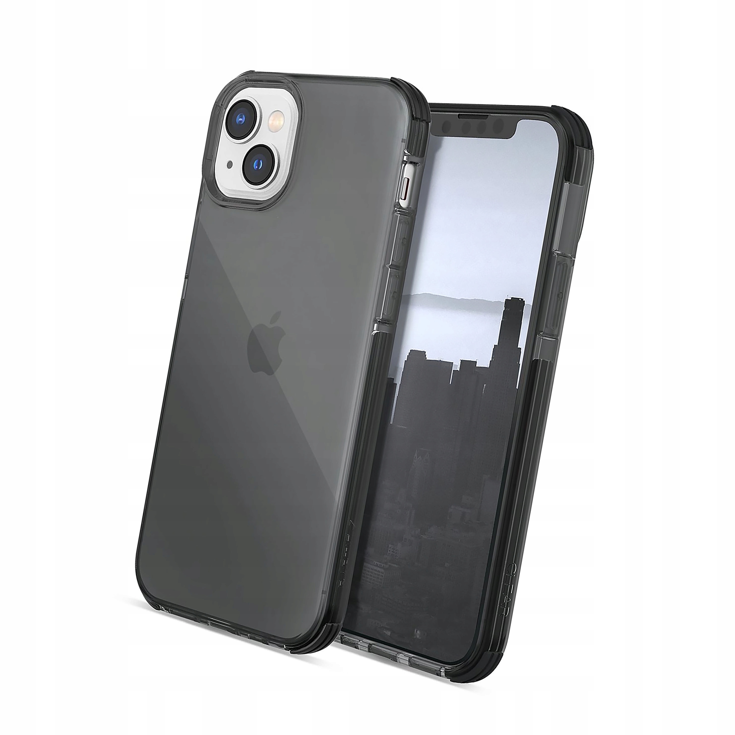 Raptic X-Doria Clear Case etui iPhone 14 Plus pancerny pokrowiec szary
