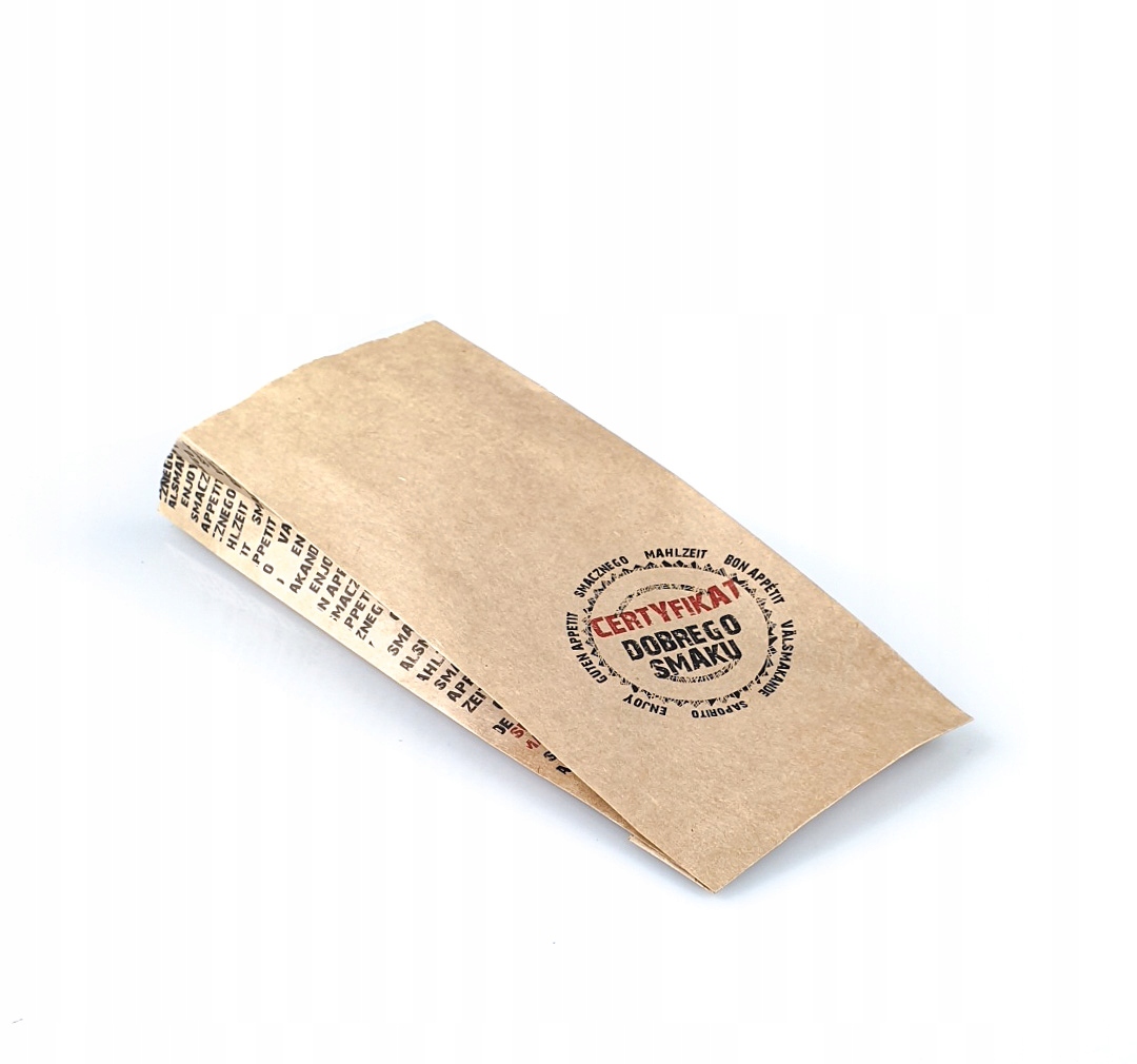 ECO Torebka na hot-doga CERTYFIKAT - 25szt.