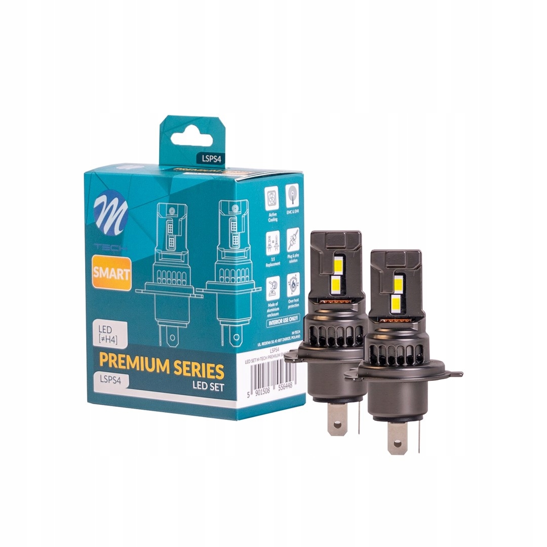Žárovky H4 Led Mtech Smart Canbus Originální Velikost Plug&drive Silné