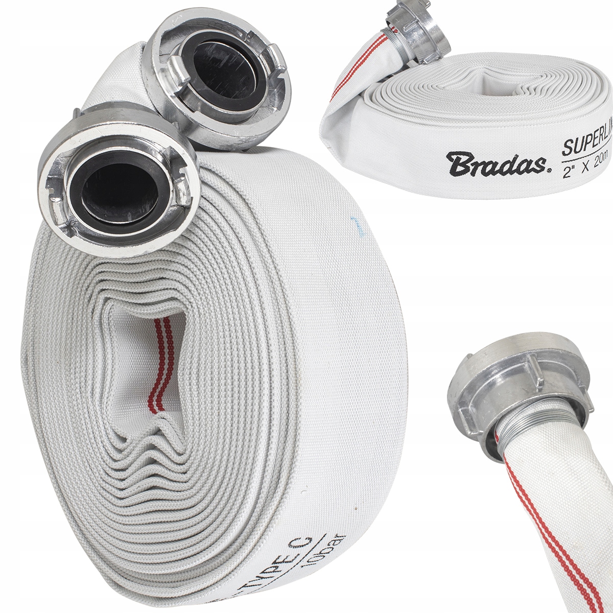 

Wąż Parciany Strażacki Do Pomp 1" 20M+ZŁĄCZA