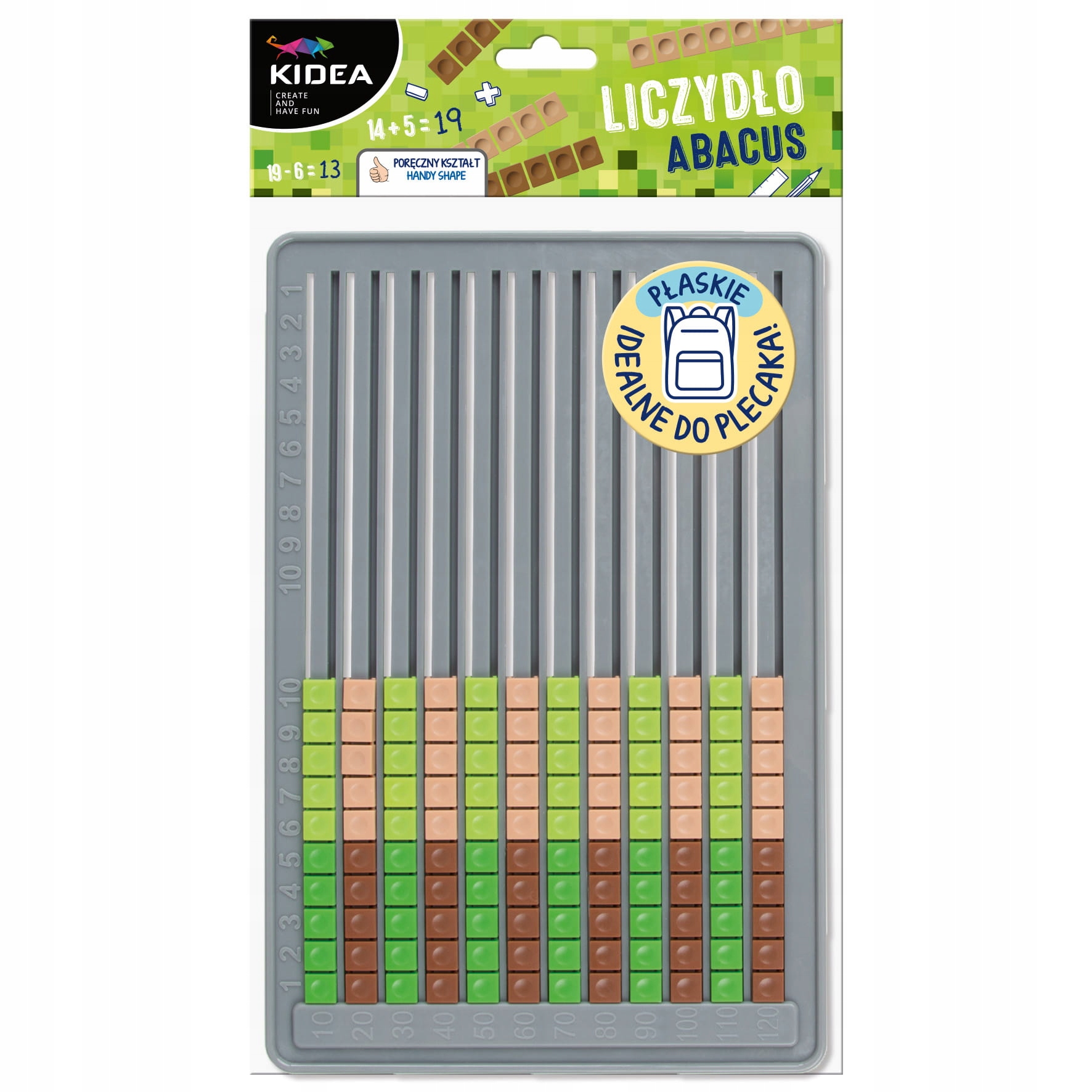 Liczydło płaskie do plecaka Kidea Kidea