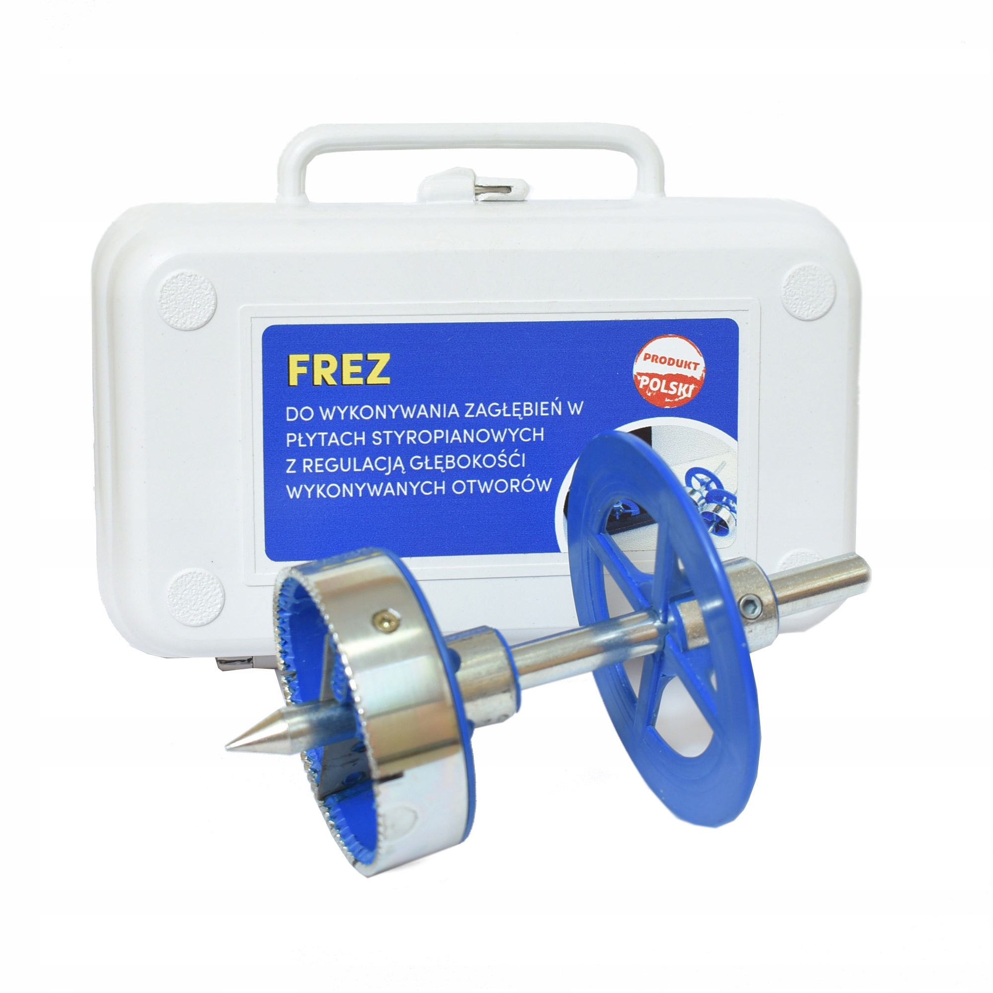 FREZ DO STYROPIANU Z REGULACĄ GŁĘBOKOŚCI OTWORNICA WYCINARKA Kod producenta F008-W08