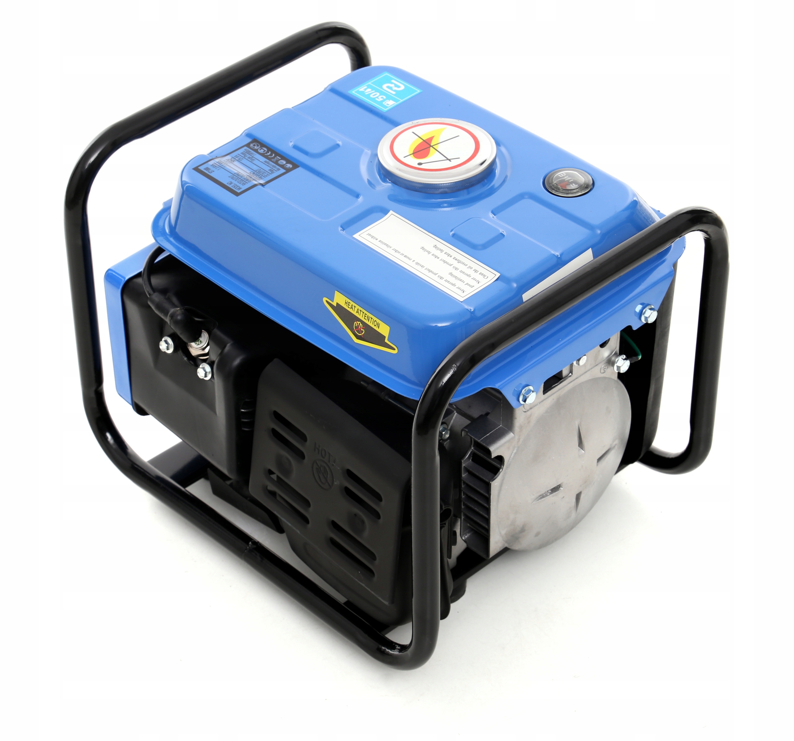 AGREGAT PRĄDOTWÓRCZY JEDNOFAZOWY 1200W PRZENOŚNY GENERATOR PRĄDU BENZYNA Typ agregatu jednofazowy