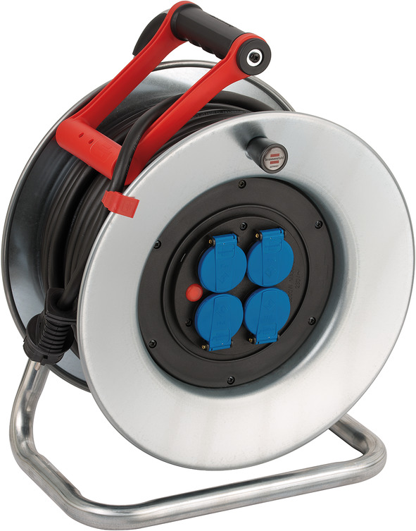 Przedłużacz bębnowy Garant S 4 IP44 25m bęben blacha stalowa Brennenstuhl