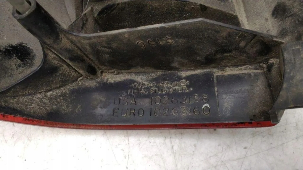 opel SINTRA фонарь правый европа 10263160