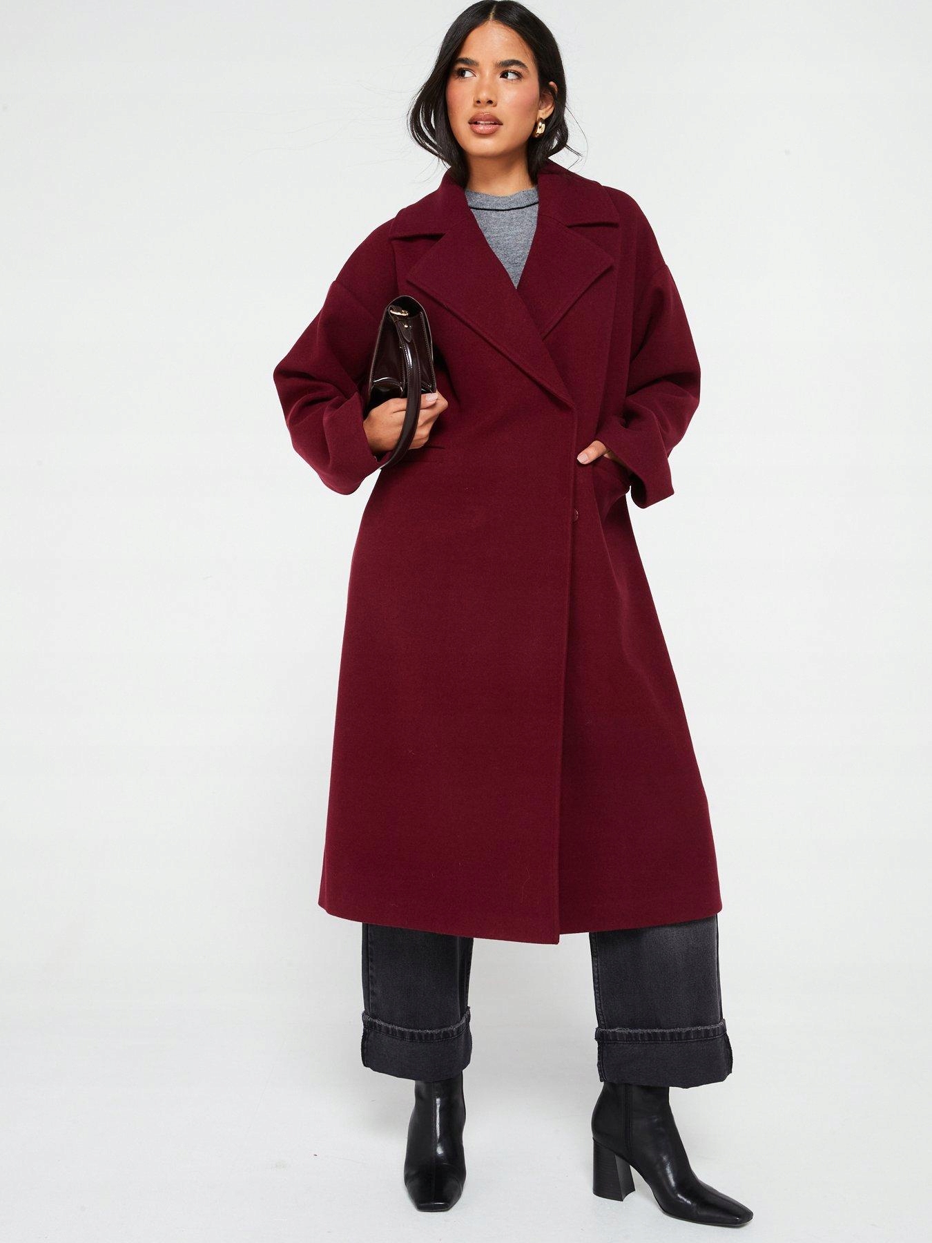 Vero Moda Bordový Kabát (L)