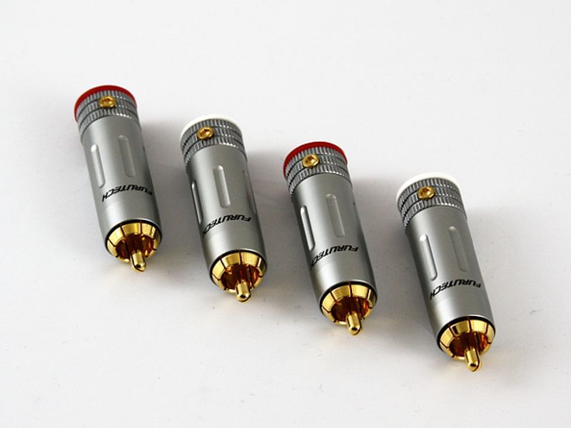 

Wtyk Rca / Cinch Furutech FP-160 (g) gold 4 szt.