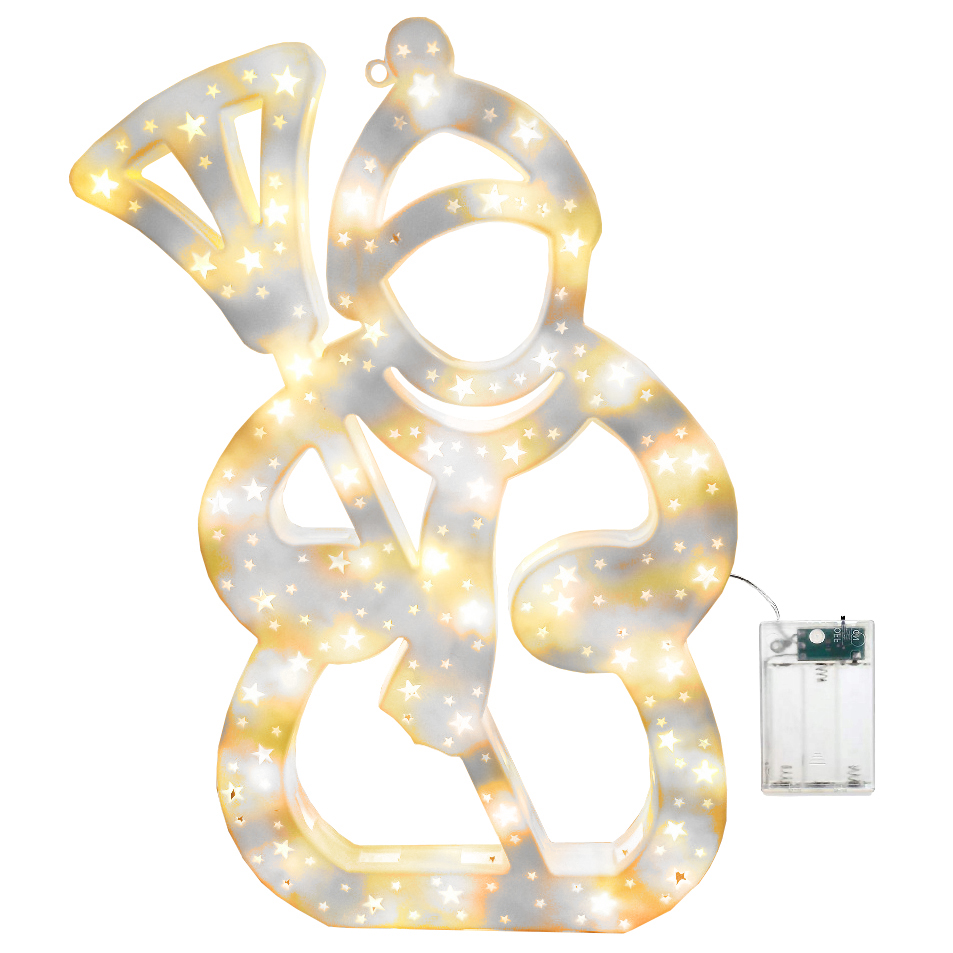 

Ozdoby Świąteczne led na okno Bałwan 42cm do okien