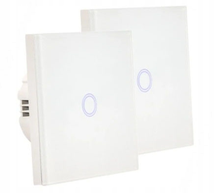 

Włącznik Światła Led Schodowy Krzyżowy Szklany