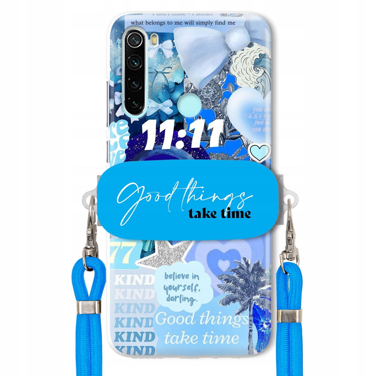 Puzdro pre Xiaomi Redmi Note 8 2021 Držiak na vodítko Crossbody Good Things Sea