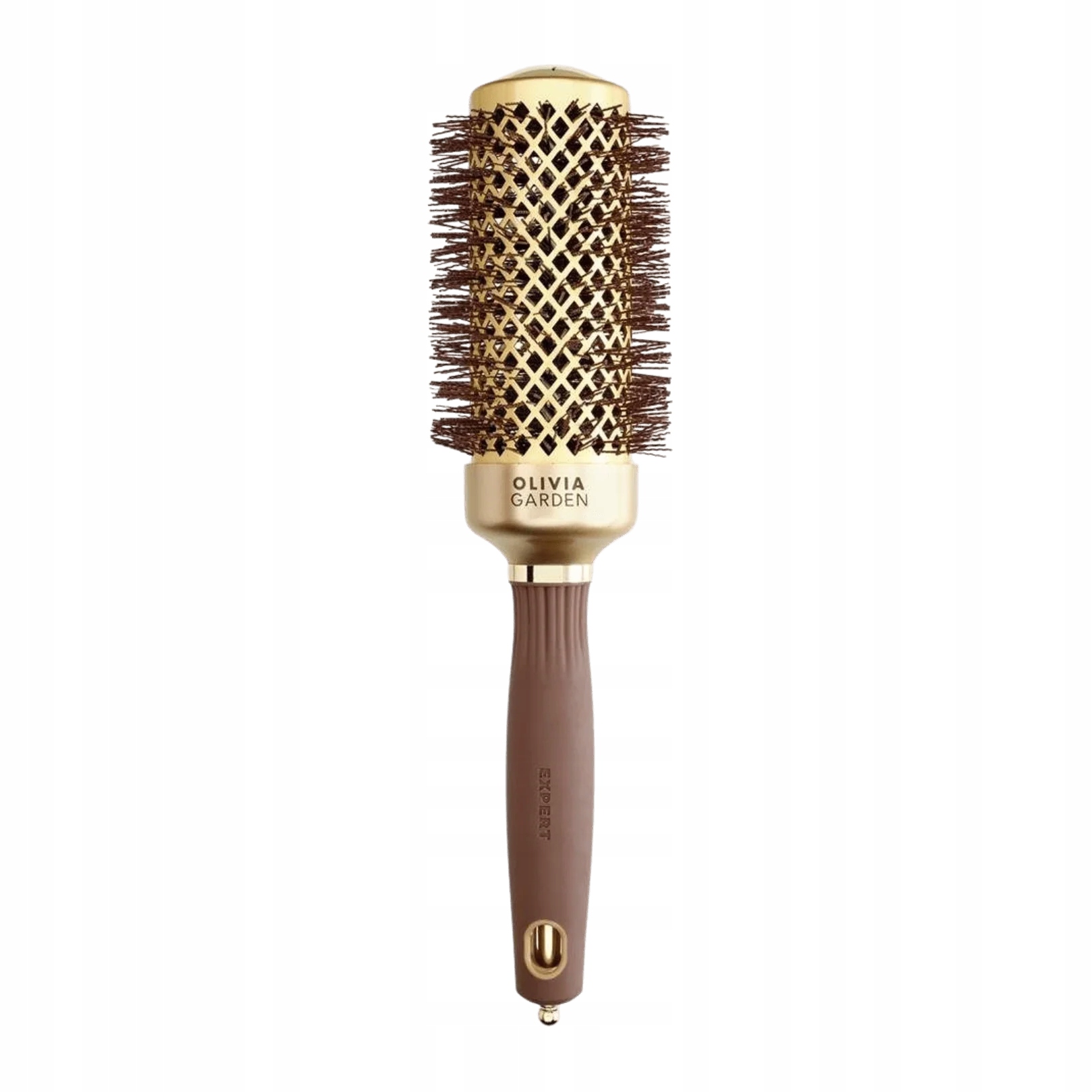 Olivia Garden Blowout Shine Kartáč na vlasy Gold&Brown 45 mm