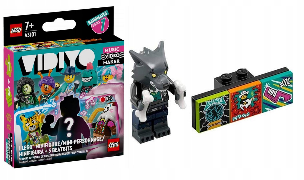 Lego 43101 Vidiyo Bandmates Č. 12 Vlkodolf Bubeník