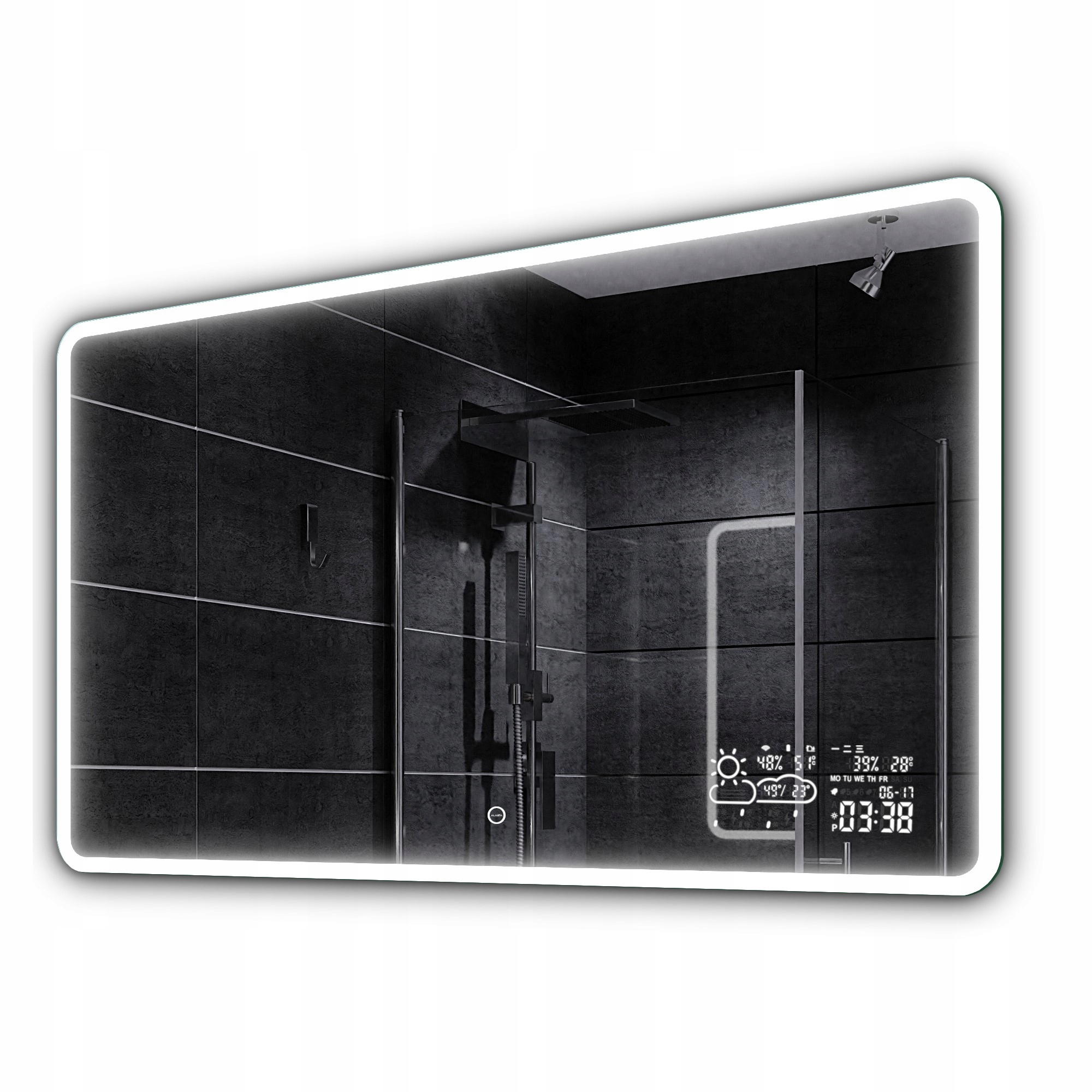 

Lustro łazienkowe Led pogoda dotyk 100x70 Osaka