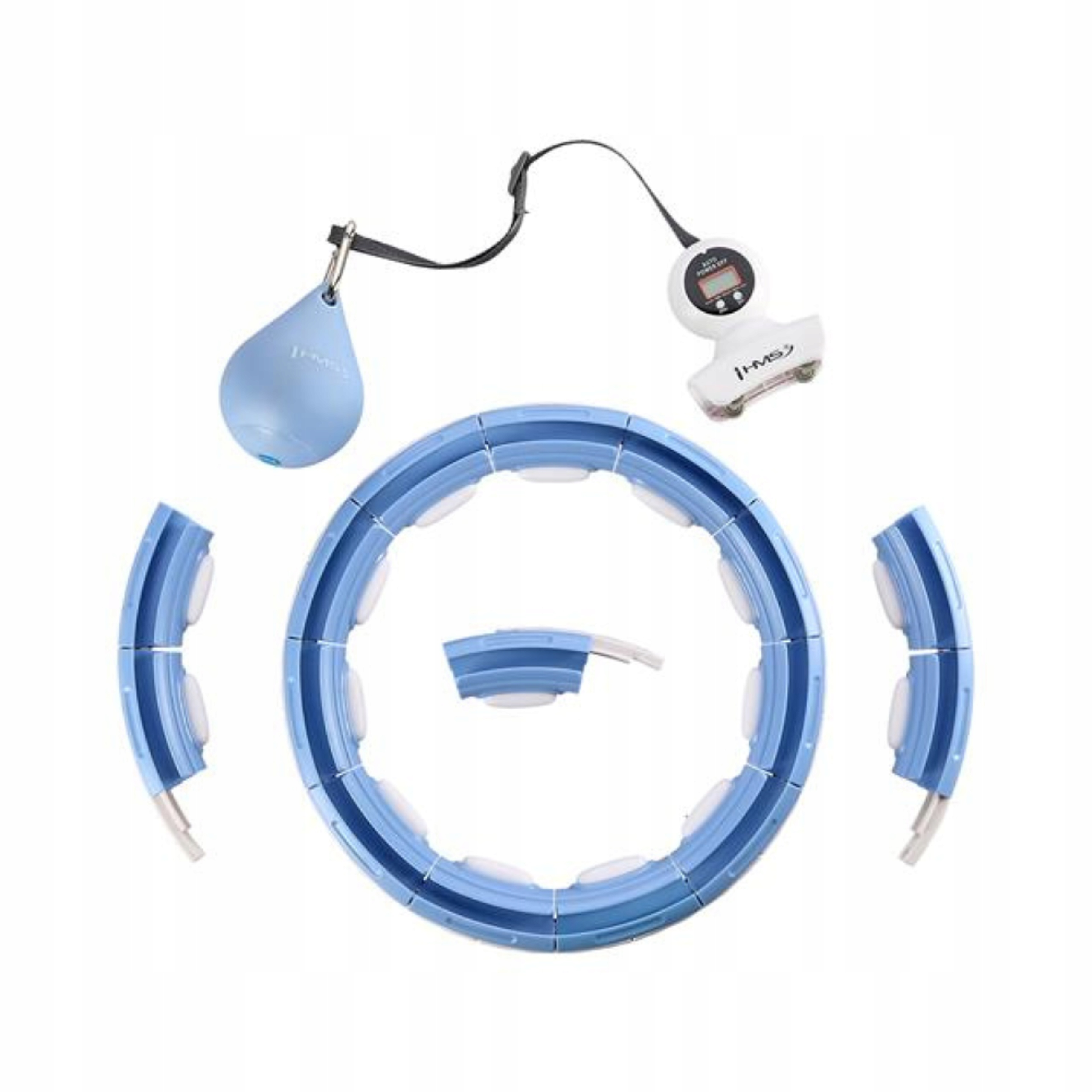 Hula hoop s masážním závažím a výstupky pro hubnutí HHM15 Hms